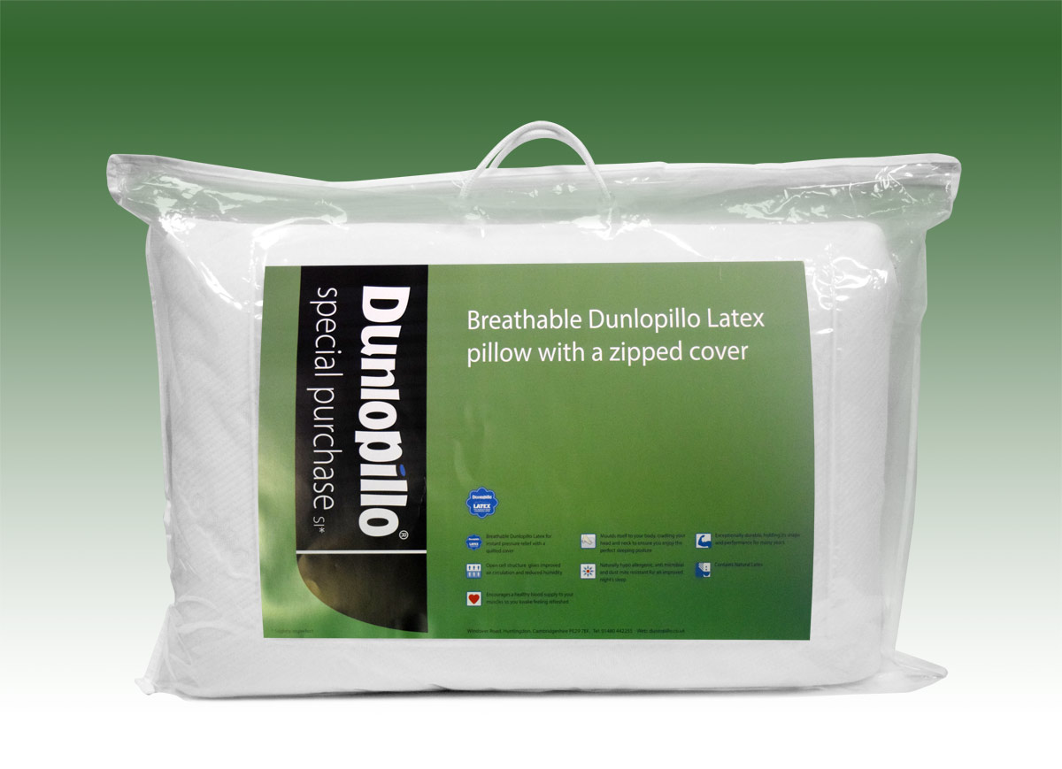 dunlopillo latex pillow