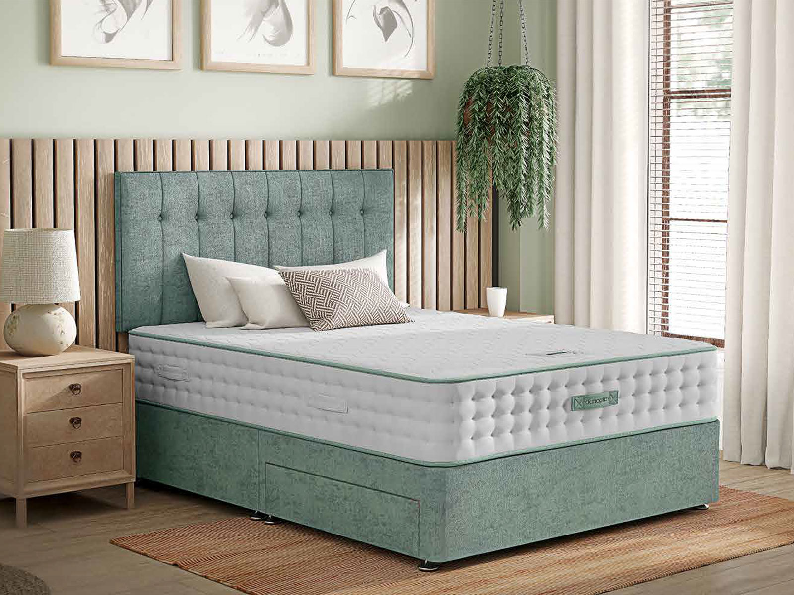 Dunlopillo Kareena Pure 1500 Pocket Latex Hybrid Mattress