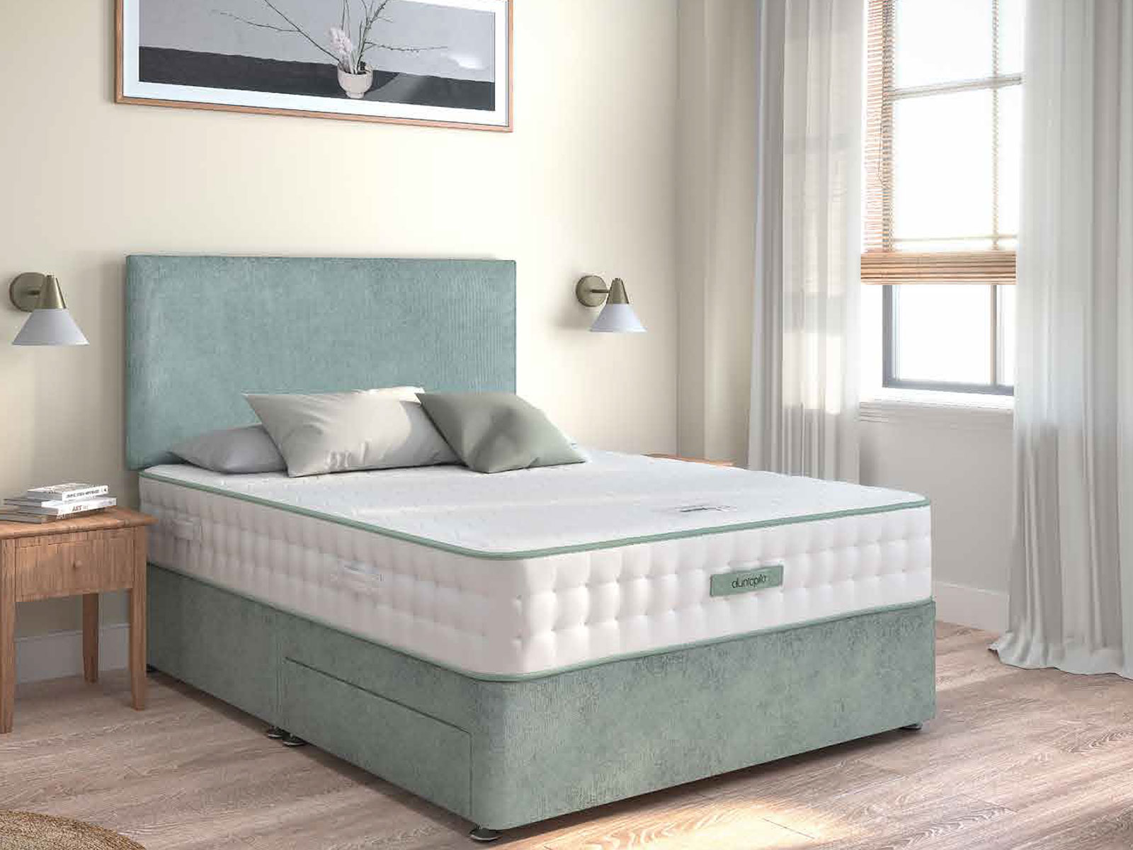 Dunlopillo Meya Pure 1050 Pocket Latex Hybrid Mattress from The Sleep Shop