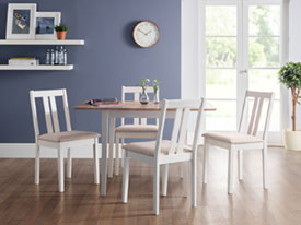 Julian Bowen Rufford Living and Dining Collection - 2 Tone Finish