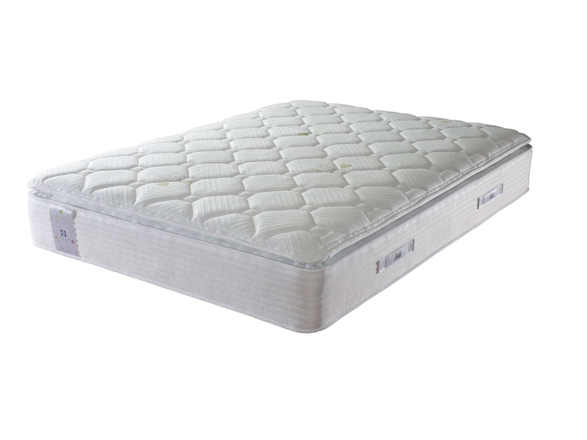 5ft King Size Sealy ActivSleep Geltex Pocket Pillow Top 2200 Mattress ...