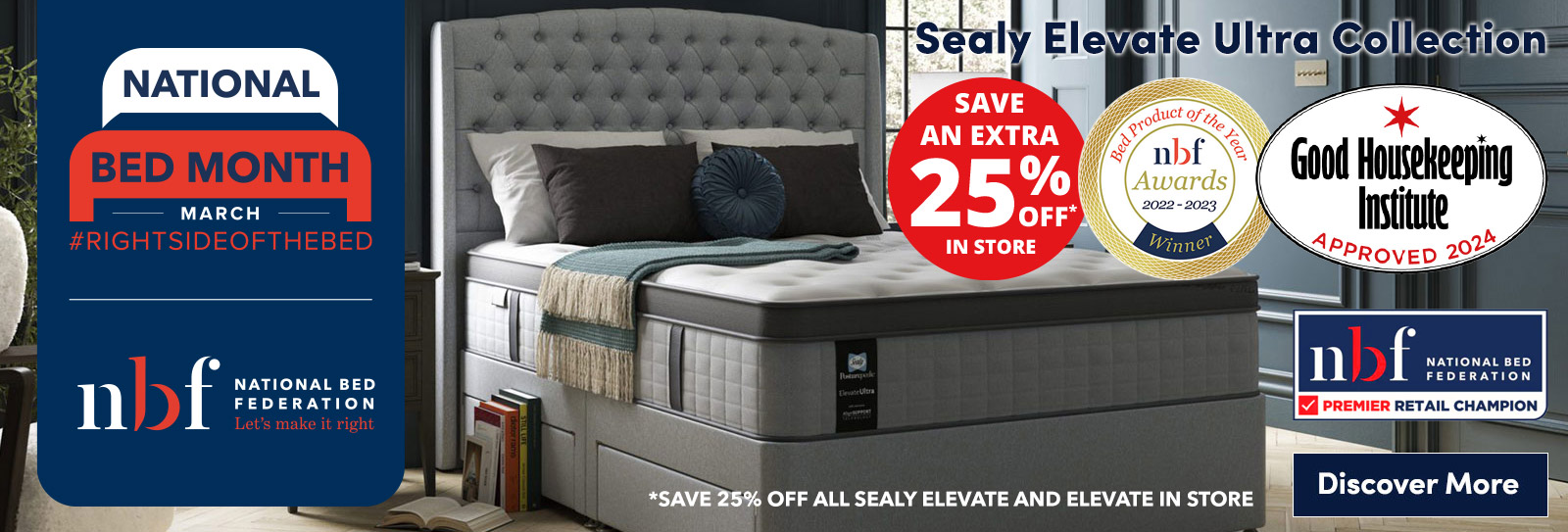 Sealy Elevate  - 25% OFF