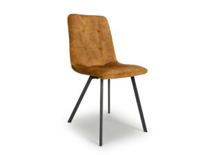 Shankar Cadiz Brushed Velvet Bronze Dining Chair