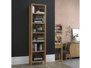 Bentley Designs Bergen Oak Narrow Bookcase