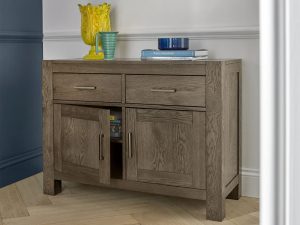 Bentley Designs Turin Dark Oak Narrow Sideboard