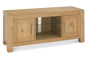 Bentley Designs Turin Light Oak Entertainment Unit