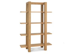 Bentley Designs Turin Light Oak Open Shelf Unit