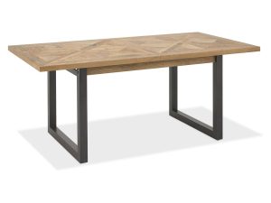 Bentley Designs Indus Rustic Oak 6 - 8 Dining Table