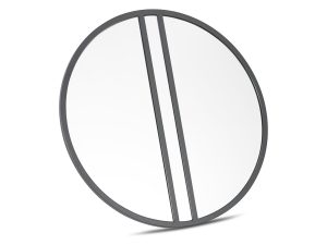 Bentley Designs Chevron Weathered Ash Peppercorn mirror