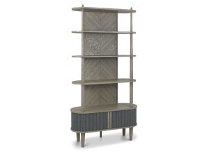 Bentley Designs Monroe Silver Grey Open Display Unit