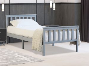 3ft Single Flintshire Furniture Marnel Bedstead in Grey