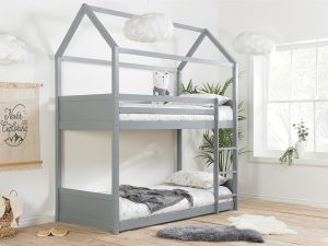 3ft Single Birlea Home Bunk Bed in Grey