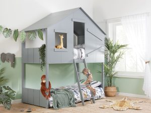 3ft Single Birlea Safari Bunk Bed in Grey