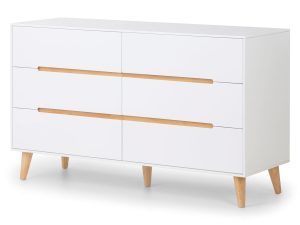 Julian Bowen Alicia 6 Drawer Wide Chest