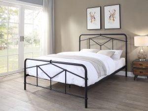 3ft Single Flintshire Furniture Axton Bedstead in Sand Blast Black