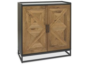 Bentley Designs Indus Rustic Oak Drinks Cabinet