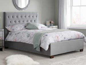 4ft6 Double Birlea Cologne Bedstead in Grey