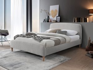 4ft6 Double Birlea Otley Fabric Bedstead Bedstead in Dove Grey