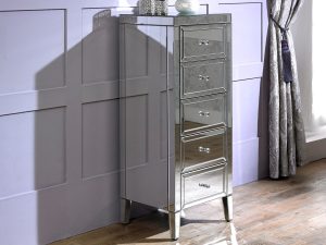 Birlea Valencia Narrow 5 Drawer Chest