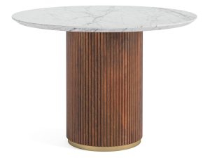 Corndell Global Home Harvard Round Dining Table - Marble Top