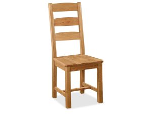 Corndell Global Home Salisbury Slatted Chair With Wooden Seat