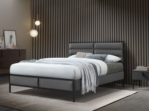 4ft6 Double Flintshire Furniture Marford Bedstead in Grey