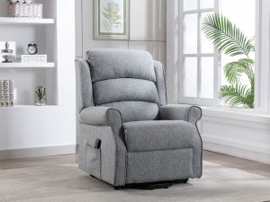 GFA Andover Riser Recliner in Grey Fabric