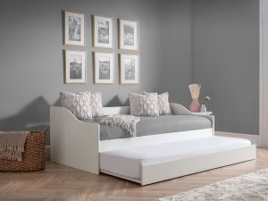 3ft Single Julian Bowen Elba Daybed in Surf White