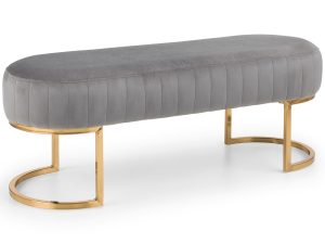 Julian Bowen Harrogate Bench in Grey