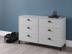Julian Bowen Lakers Locker - 6 Drawer Wide Chest