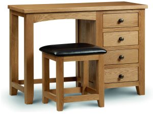 Julian Bowen Marlborough Dressing Table - Single Pedestal