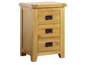 Sleep To Go Minnesota 3 Drawer Bedside