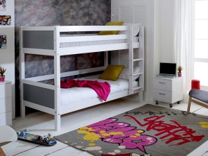 Kids Avenue Nordic Bunkbed 1 With Grey Gable Ends