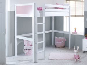 Kids Avenue Nordic Highsleeper 1 WIth Rose Gable Ends