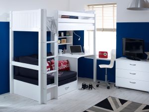 Kids Avenue Nordic Highsleeper 3 WIth Tongue/Grooved Gables