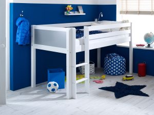 Kids Avenue Nordic Midsleeper 1 With Grey Gable Ends