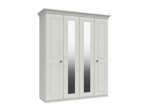 Furniture Mill Hadleigh (range7) 4 Door With 2 Mirrors Robe