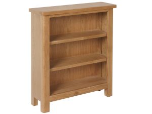 Furniture Mill Radford Oak Small Wide Bookcase