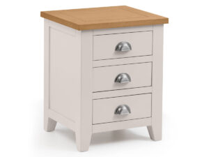 Julian Bowen Richmond Bedside Cabinet - 3 Drawer