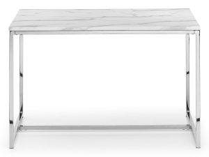 Julian Bowen Scala White Marble Dining Table