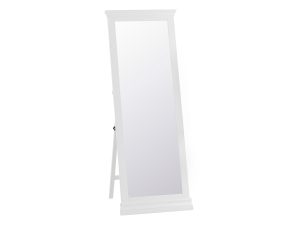 Furniture Mill Swindon Cheval Mirror in White