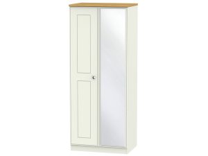 Welcome Furniture Victoria 2ft6 Mirror Wardrobe