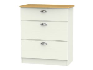 Welcome Furniture Victoria 3 Drawer Deep Chest