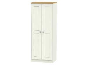 Welcome Furniture Victoria Tall 2ft6 Plain Wardrobe
