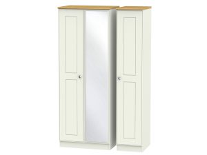 Welcome Furniture Victoria Tall Triple Mirror Wardrobe