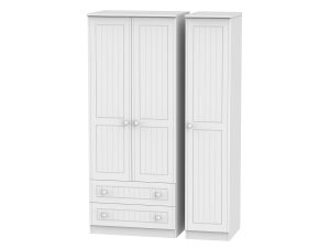 Welcome Furniture Warwick Triple 2 Drawer Wardrobe