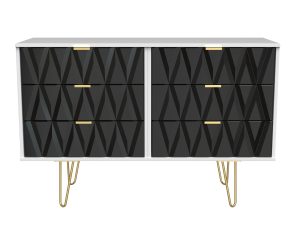 Welcome Furniture Diamond 6 Drawer Midi Chest