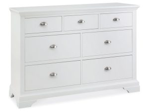 Bentley Designs Hampstead 3 + 4 Drawer Chest in White