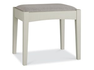 Bentley Designs Hampstead Bedroom Stool in Soft Grey and Pale Oak