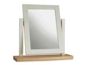 Bentley Designs Hampstead Vanity Mirror in Soft Grey and Pale Oak